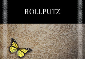 Примеры декоративных штукатурок Rollputz