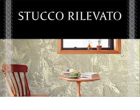 Stucco rilevato - штукатурка имитирующая известняк и старую штукатурку