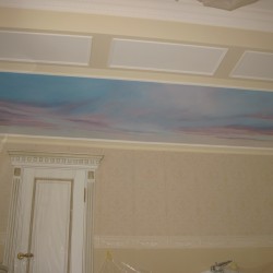 Фреска неба на потолке в Казани